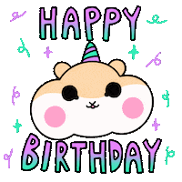 Happy Birthday Party Sticker