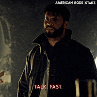 What Is Going On Ricky Whittle GIF by American Gods