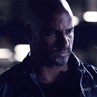 ricky whittle wtf GIF by American Gods