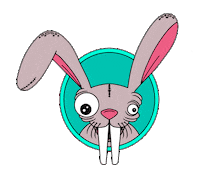 Monster Bunny Sticker by RARO