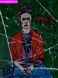 Frida Kahlo Art GIF