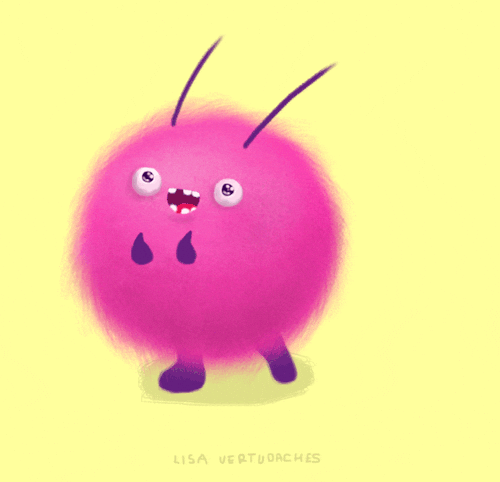 animation celebrate GIF by Lisa Vertudaches