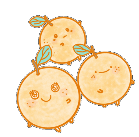 Orange Mikan Sticker