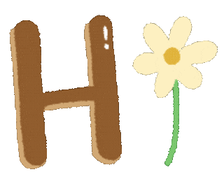 Flower H Sticker