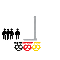 Reunite Germany Sticker by m.ing.a