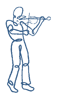 Navy Violin Sticker by City of Kamloops