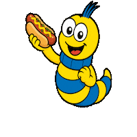 Hotdog Sticker by Hintertuxerhof