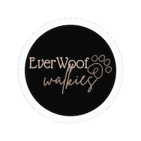 Dog Walking Walkies Sticker by EverWoof