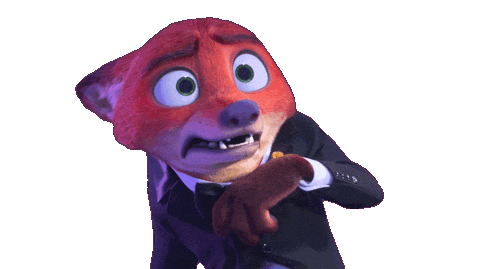 Scared Jason Bateman Sticker by Walt Disney Animation Studios