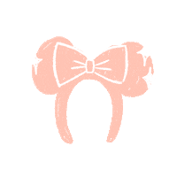 rabeccky pink disney sparkle gold Sticker