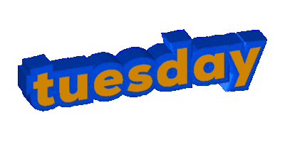 cam_b tuesday dienstag Sticker