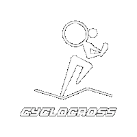 Unicycle Cyclocross Sticker