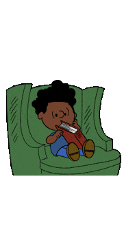 Read Charlie Brown Sticker by crwnking