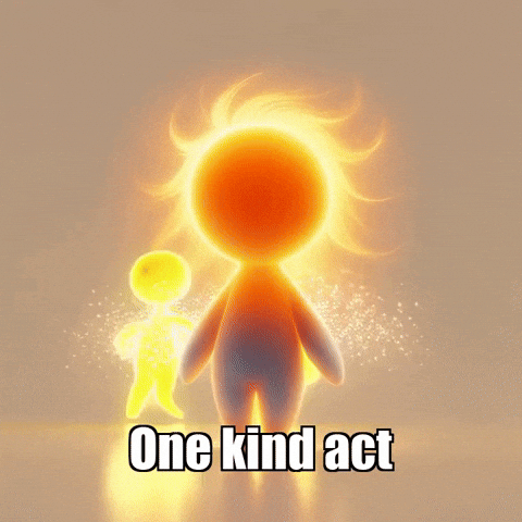 Kindness Compassion GIF by Bloomscroll