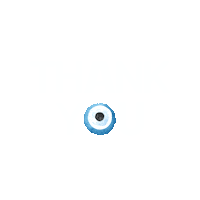 Evil Eye Thank You Sticker