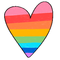 Brighton Pride Heart Sticker by zoellabeauty