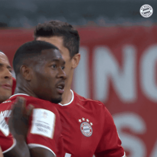 Robert Lewandowski Celebration GIF by FC Bayern Munich