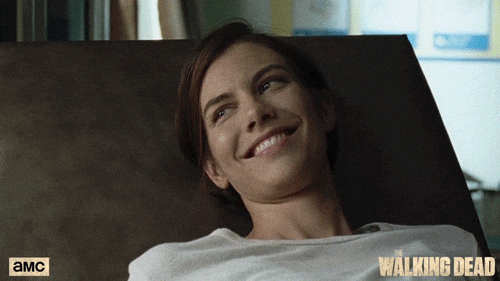 happy maggie greene GIF by The Walking Dead