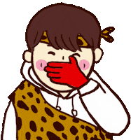 Seonho Nervous Laugh Sticker