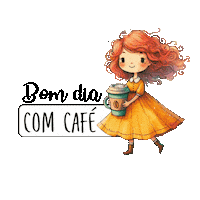 aduanstudio cafe bomdia redhair bomdiacomcafe Sticker