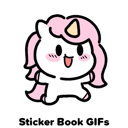 Happy Run Sticker by Sticker Book iOS GIFs