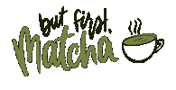 Green Tea Food Sticker