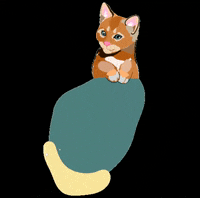 Daril love happy art cat GIF