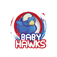 Hawks Sticker by Madison Monterrey