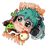 Ewel26 emo absent artigianelli emotionalsupport Sticker