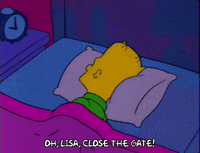 Season 3 Sleeping GIF by The Simpsons