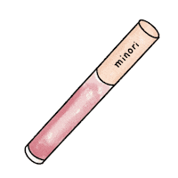 Myminori makeup lipgloss cleanbeauty line art Sticker
