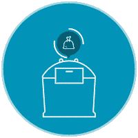 Wolkat sustainability recycling textile circulair Sticker