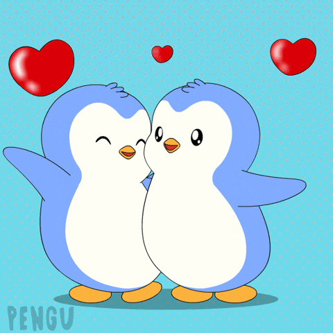 I Love You Couple GIF by Pudgy Penguins