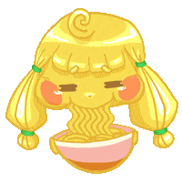 Happy Food Sticker