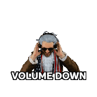 Noise Quiet Down Sticker