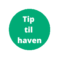 Tekst Sticker by Plantetorvet.dk