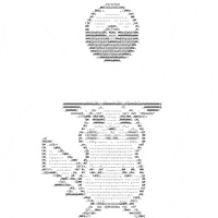 pokemon ascii art GIF