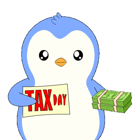 Money Penguin Sticker by Pudgy Penguins