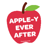 Food Apple Sticker by Verde Fresh Salads + Wraps