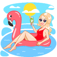 Swimming Pool Summer Sticker