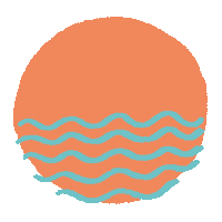 Por Do Sol Summer Sticker by urupemba