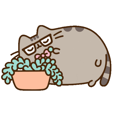 Cat Plant Sticker by Pusheen
