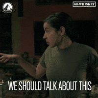 Discuss Lets Talk GIF by Paramount Network