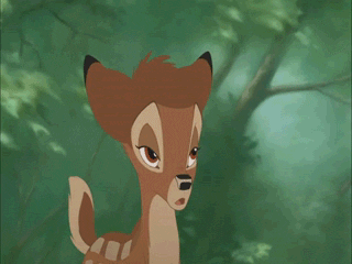 bambi rolling eyes GIF