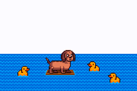 Dog Sea GIF by Abstract HotDogs