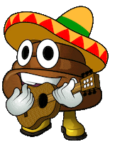 Mexican Farting Sticker by Hugo.fm