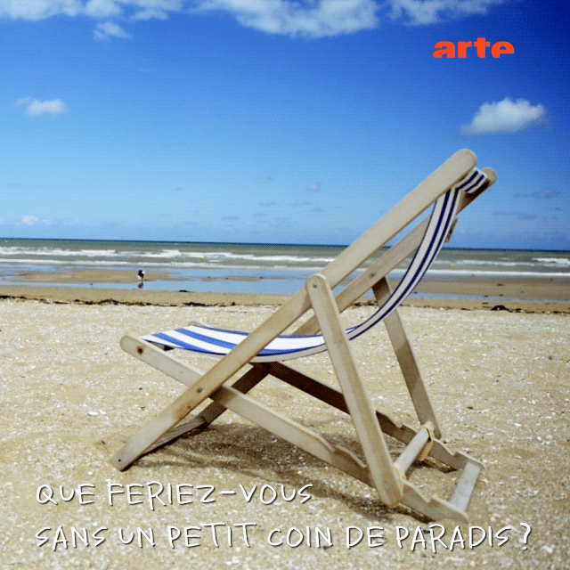beach chill GIF by ARTEfr