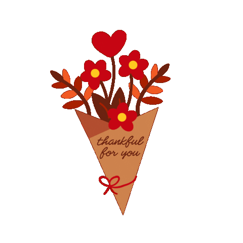 Thanksgiving Weekend Thanks Sticker by Jessica Lau