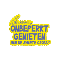 lifeandmobility zwartecross lifeandmobility lifeenmobility lifemobility Sticker