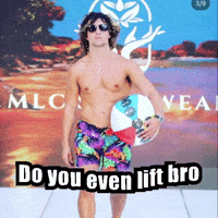 M Do You Even Lift Bro GIF